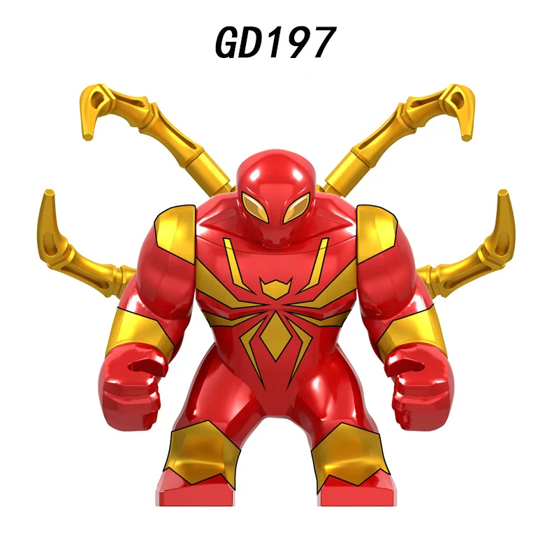 Новый большой Decool танос Большой Анти яд бунт резня Зеленый Фонарь Халк Бастер