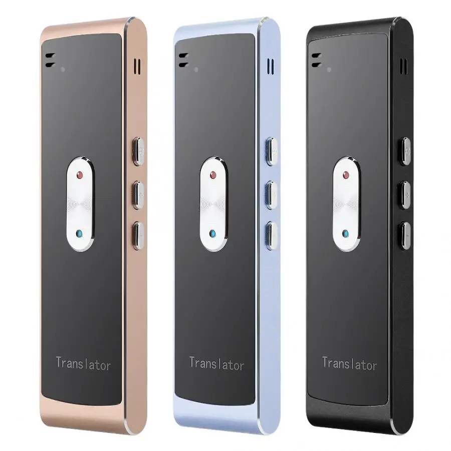 

T8S Portable Intelligent Translator Multi Language Two-Way Real Time Voice Text Translation Pocket Device Wireless Bluetooth T8S