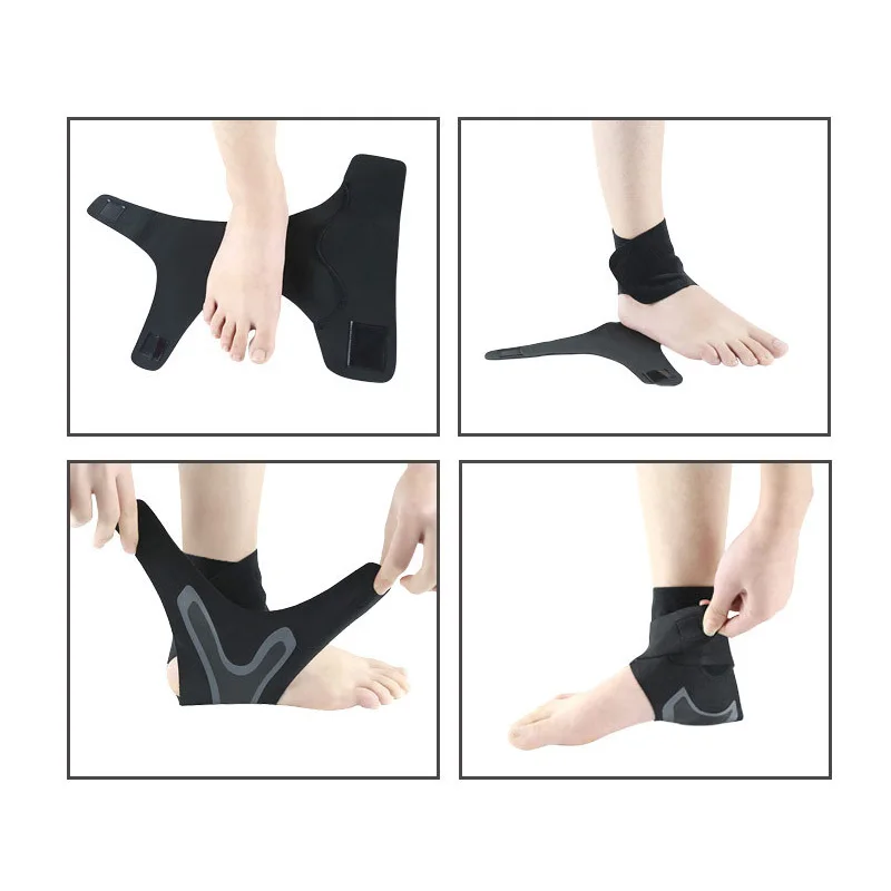 1 шт. поддержка голеностопа высокая эластичность регулируемый фиксатор защита