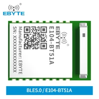 cc2640r2f ble5 0 2 4ghz wireless module uart to ble slave pcb antenna low power consumption at command ebyte e104 bt51a