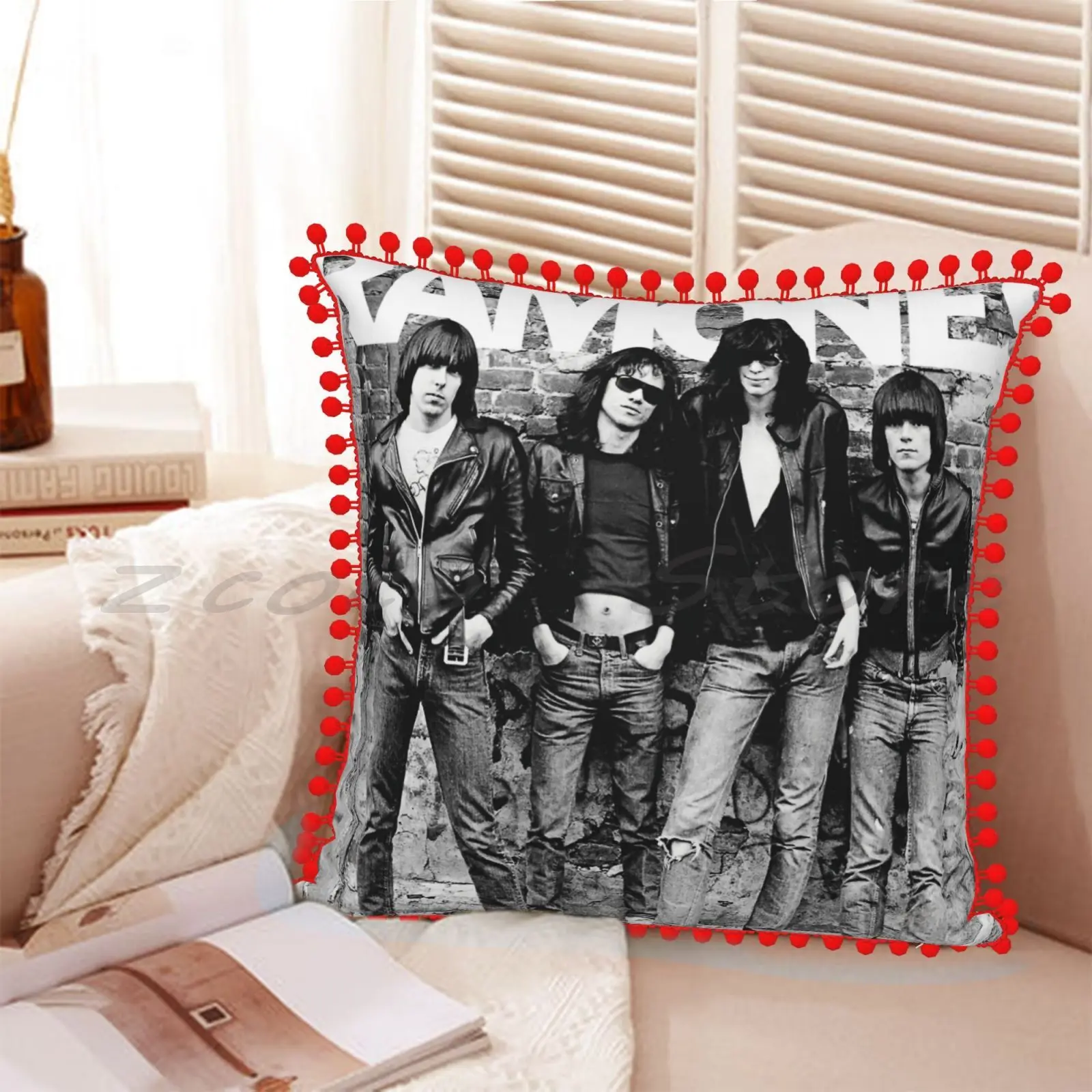 Наволочка с надписью наволочка из хлопка льна плюшевый помпоном для поклонения