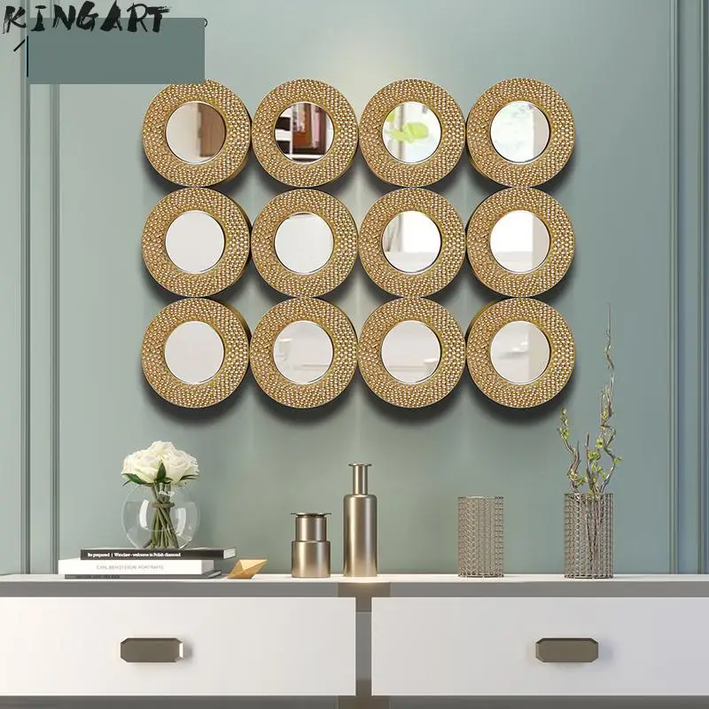 Большое настенное зеркало 100 см простой домашний декор большое для спальни