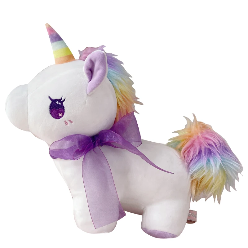 

30/40cm Stuffed Animal Baby Dolls Kawaii Cartoon Rainbow Unicorn Plush Toys Kids Present Toy Children Baby Birthday Gift