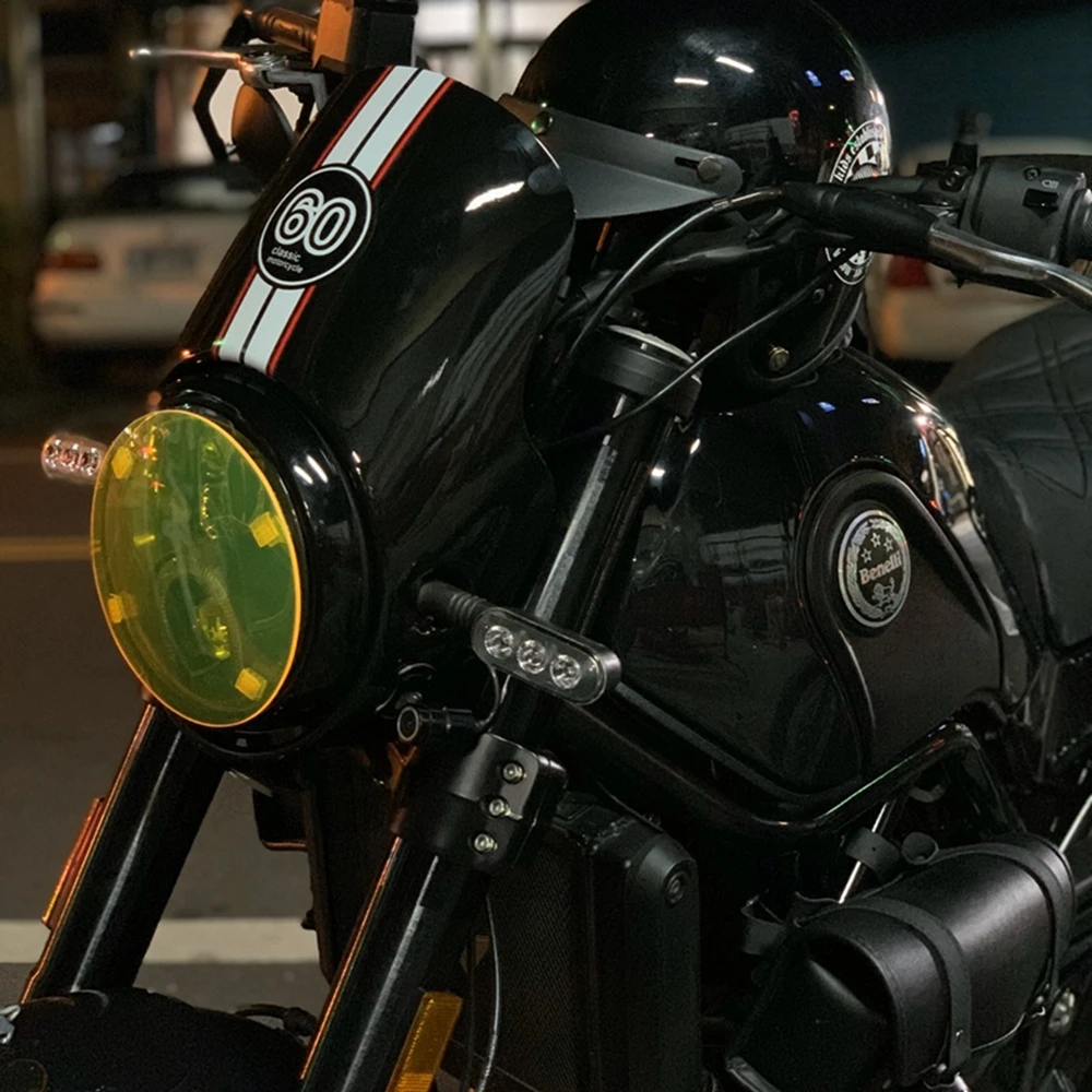 Обтекатель для мотоциклетной фары Cafe Racer 8 дюймов чехол на лобовое стекло Triumph