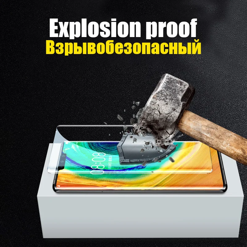 Закаленное стекло для Huawei P20 Lite P30 P40 Pro Защита экрана Mate 20 Y6 2019 защитное с полным