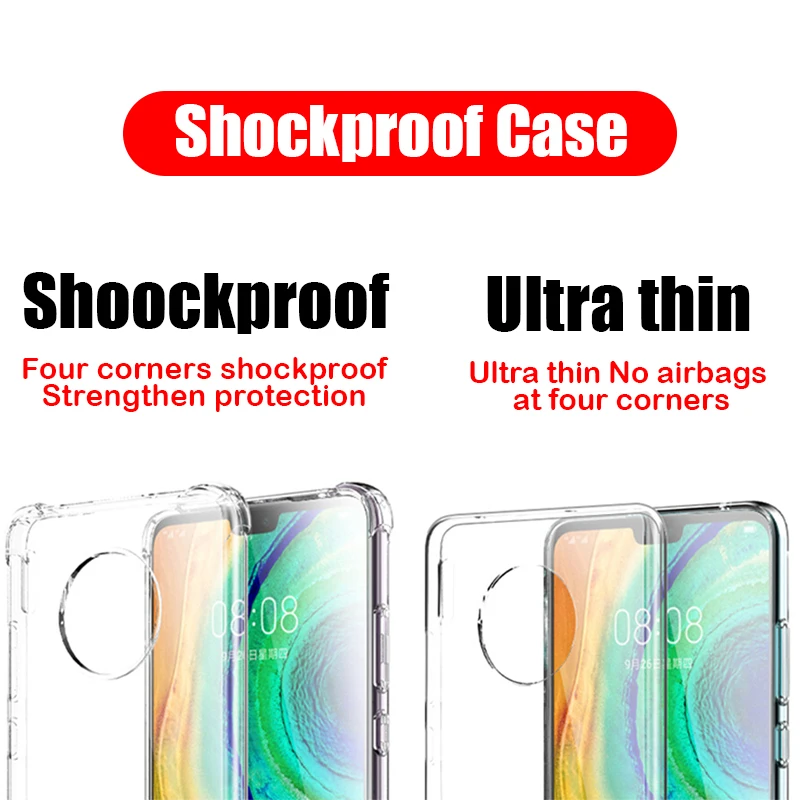 

Luxury Transparent Shockproof Case For iPhone 11 Pro X Xr Xs Max 12 mini Pro Silicone Case 6 6s 7 8 Plus 5 5S SE 2020 Back Cover