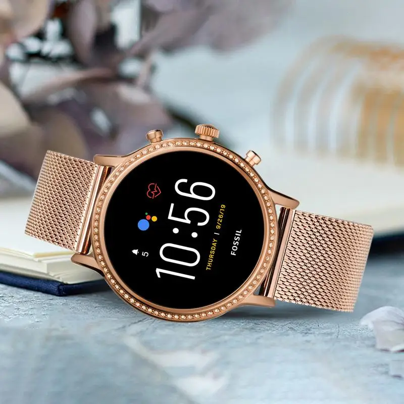 Миланская петля, ремешок из нержавеющей стали для Fossil Gen 5, женские часы Carlyle, мужские часы Julianna, ремешок для быстрого крепления, браслет