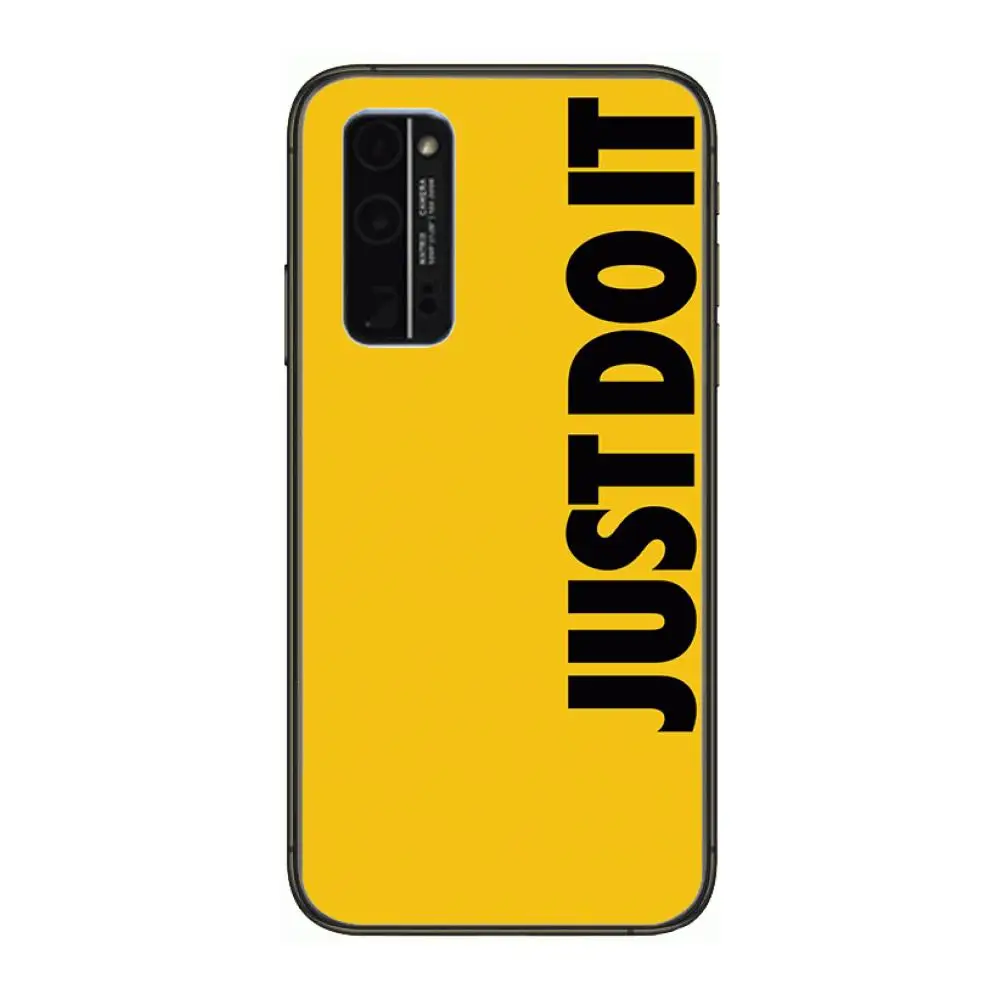 

Boutique Fashion Quality Phone Case Hull For Huawei Honor 8 9 10 20 30 A S Lite Pro 5g i Black Back Soft Cell Cover Pretty