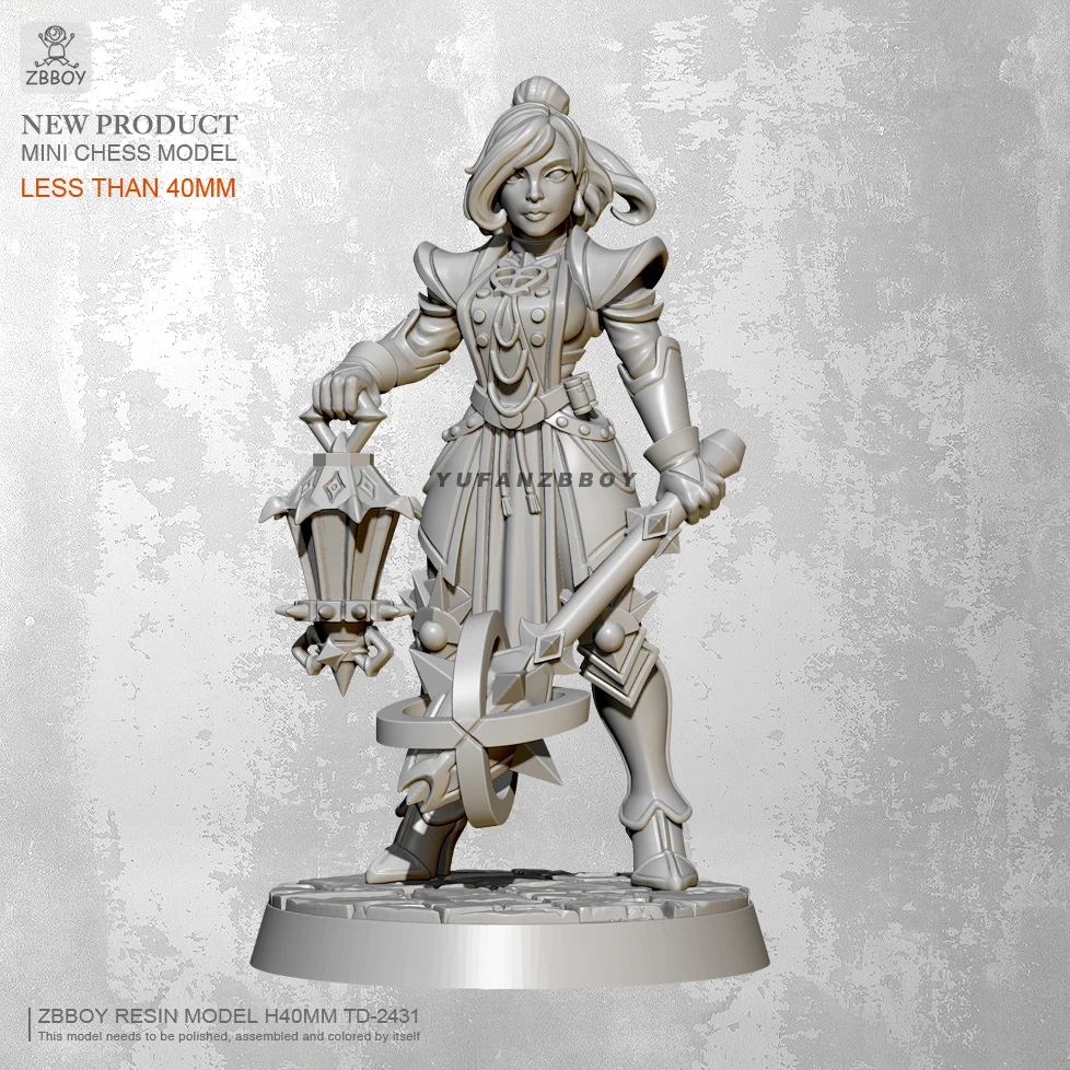 

H40mm Resin model kits figure self-assembled TD-2431