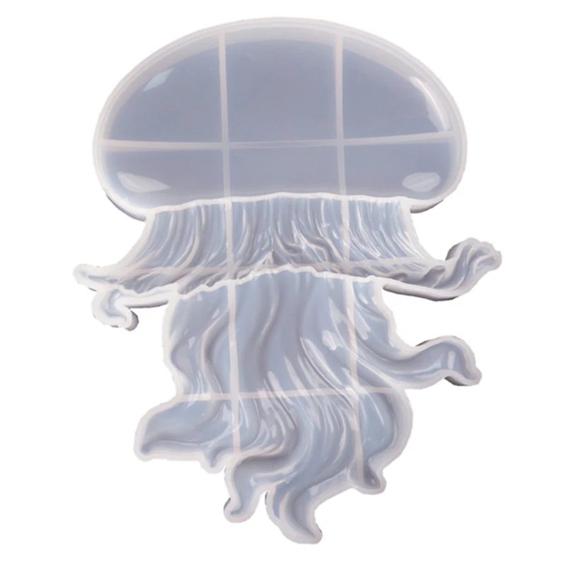 

Mould Cute Marine Animal Resin Molds Coaster Crystal Molds Jellyfish Shape DIY Casting Marine Life Ocean Theme for Kids
