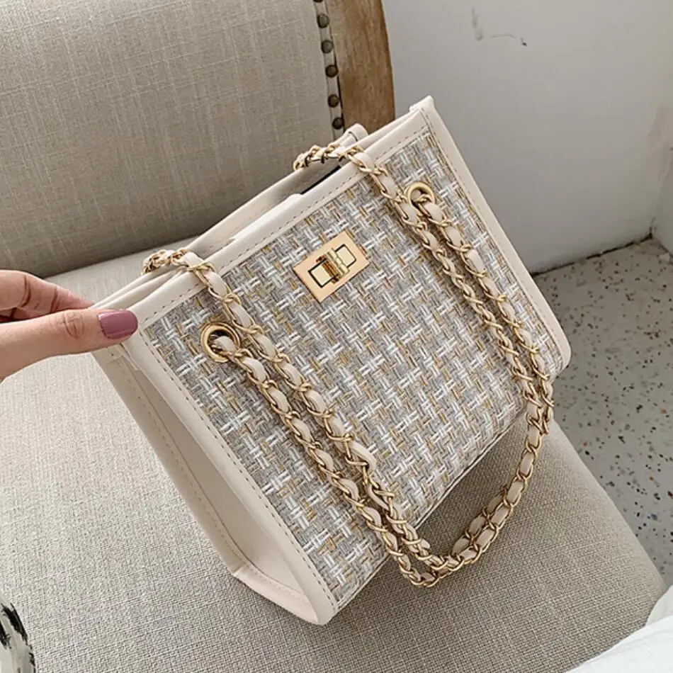 Элегантная женская контрастная Сумка тоут модная новая качественная