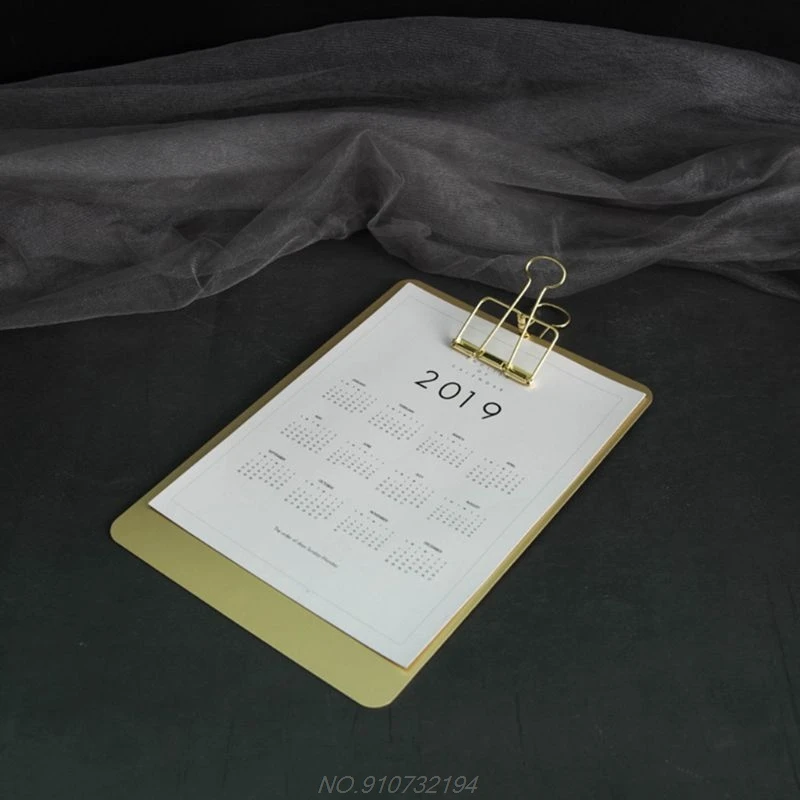 

Metal Clipboard Writing Pad File Folders Document Holder School Office Stationery Supply N23 20 Dropshipping