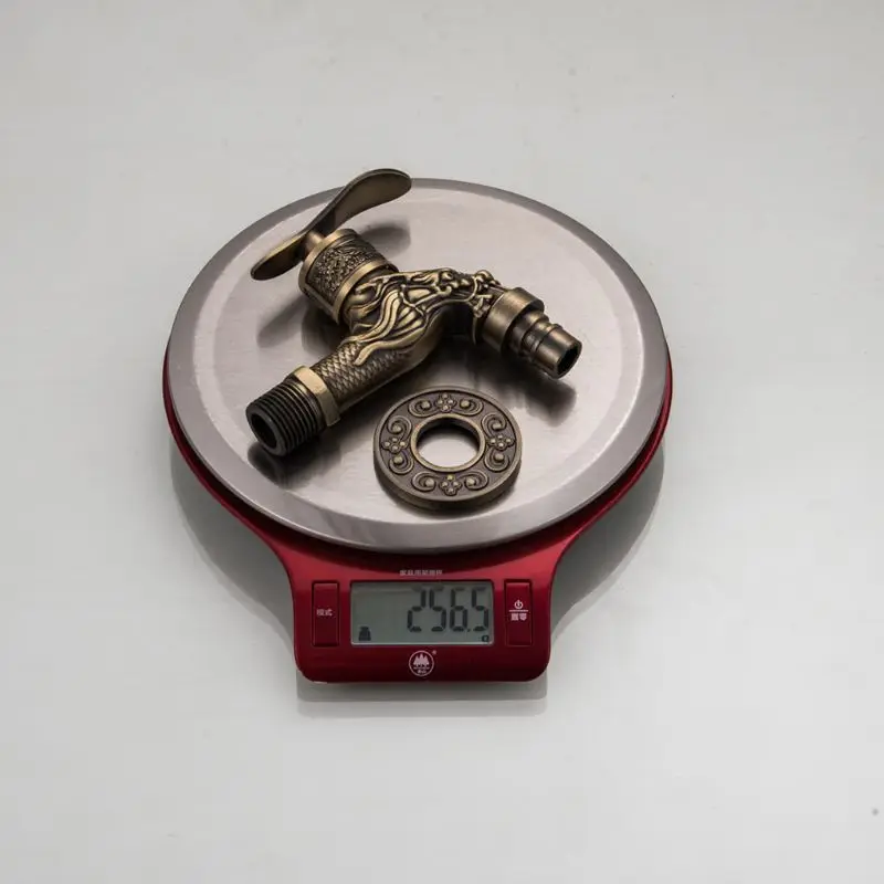 

Antique Bronze Bathroom Sink Faucet Dragon Washing Machine Tap Wall Mounted Tap Random Delivery