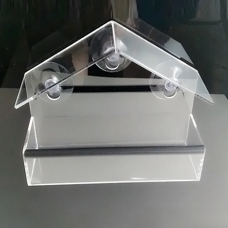 Оконные кормушки для птиц прозрачные стеклянные клетки просмотра окон кормов