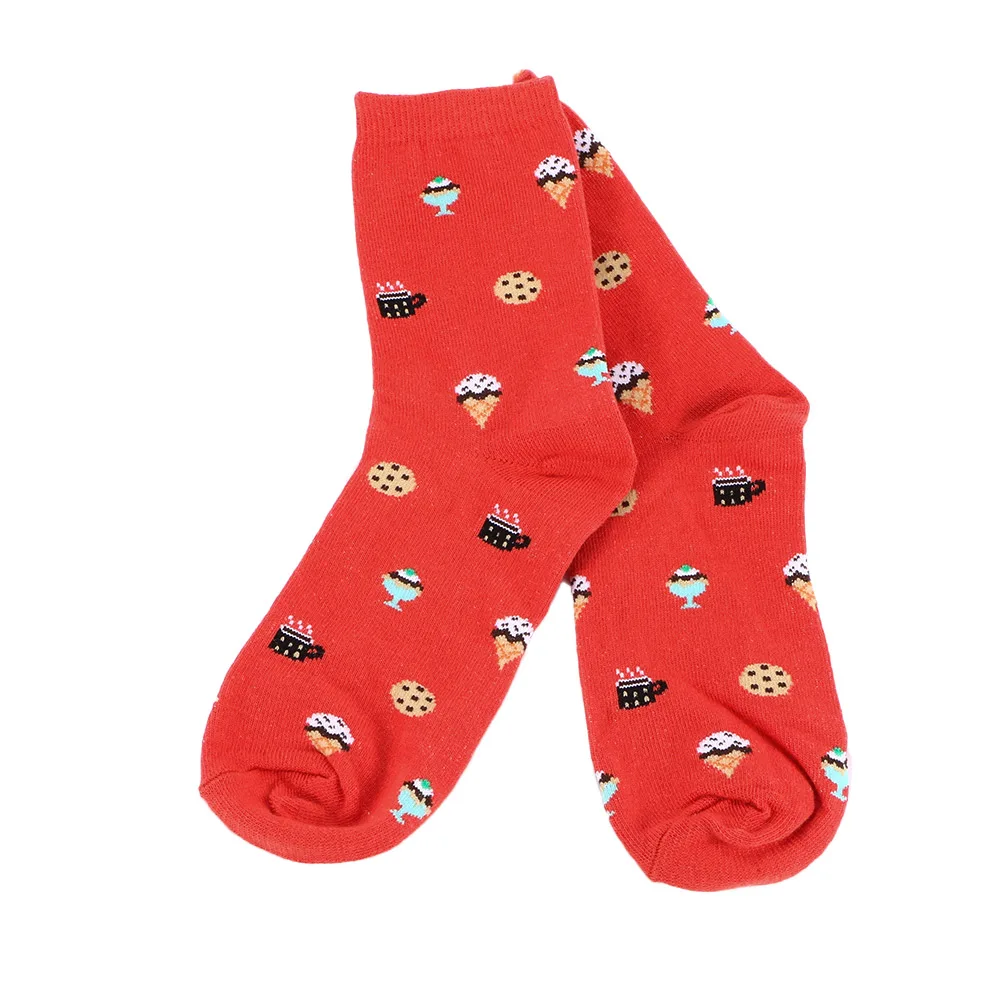 Зимние мягкие теплые носки модные корейские творческие Мультяшные из хлопка с