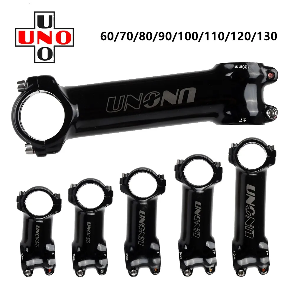 

U-NO Mountain Bicycle Stem ±7° Degree Ultralight MTB Road Bike Handlebar Riser Stem 31.8x60-130mm Cycling Parts Accessories