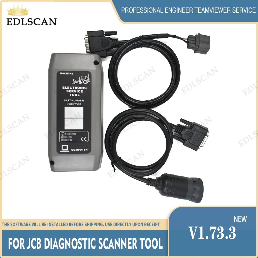 

Автомобильный диагностический инструмент для JCB с 9-контактным и 6-контактным кабелем, для грузовика, экскаватора, трактора, интерфейс элект...