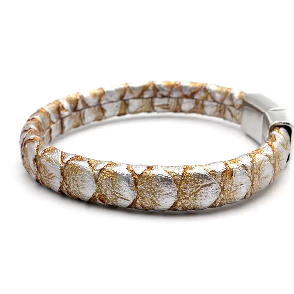 AaaZee1 ярд золотые рыбные весы в форме зернистой лакривой кожи для DIY 10 мм x 6 браслет