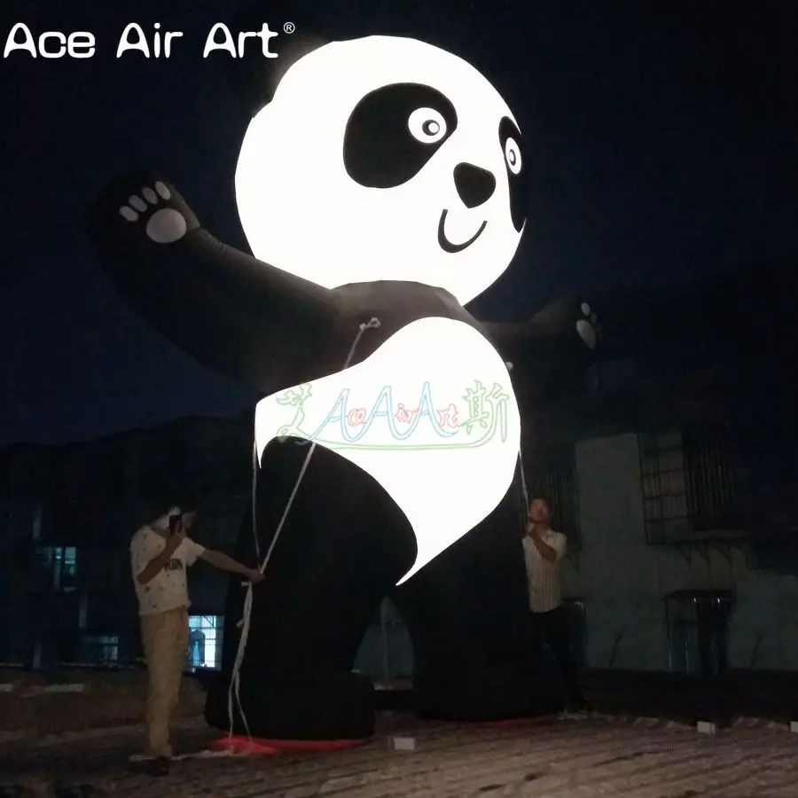 Рекламный надувной продукт мультфильм для улицы со светодиодной подсветкой