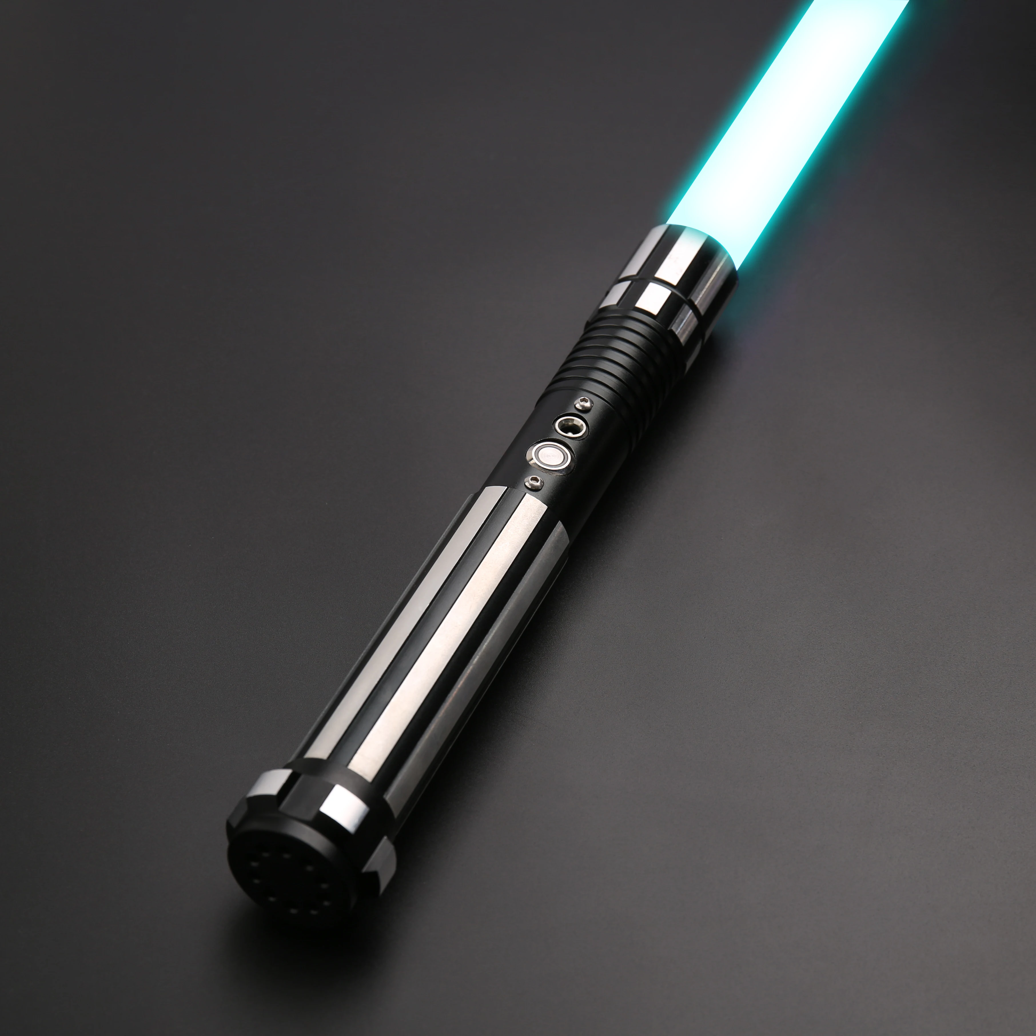 TXQSABER RGB дуэли светильник saber 1 дюймов лезвие Металл ручной силы FX со звуком и