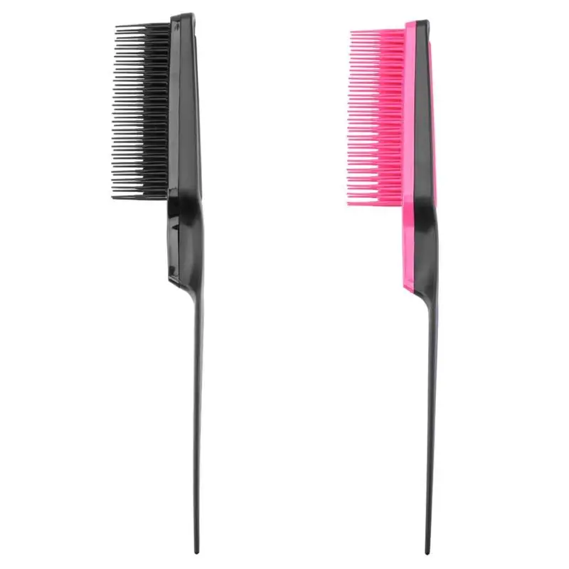 Профессиональная парикмахерская плотная зубная расческа пластиковая для тонких