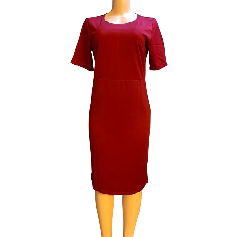 2019 летний и осенний модный стиль африканская Женская Печать размера плюс платье