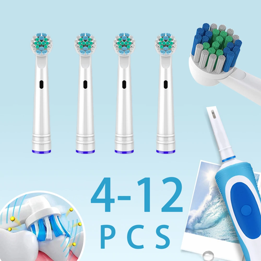 Сменные насадки для электрической зубной щетки Oral B Vitality Precision Clean 4 | Бытовая