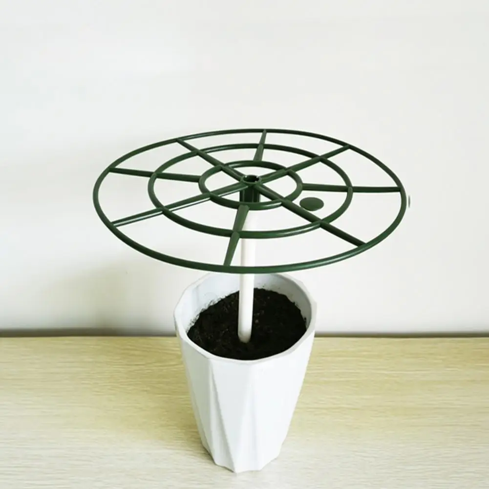 

Plant Support Stake, 8-Pack Half Round Metal Garden Plant Supports, Green Garden Plant Support Ring, Garden Border