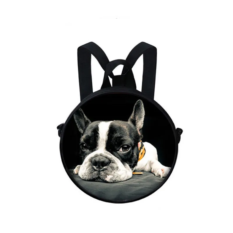 Круглый школьный рюкзак THIKIN для мальчиков и девочек детский с 3D рисунком