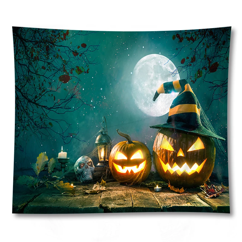 

Halloween Wall Hanging Tapestry Decor Cloth Tapestries Carpet