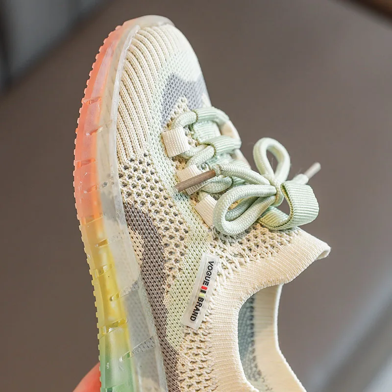 Детские Нескользящие кроссовки мягкая резиновая подошва повседневные на