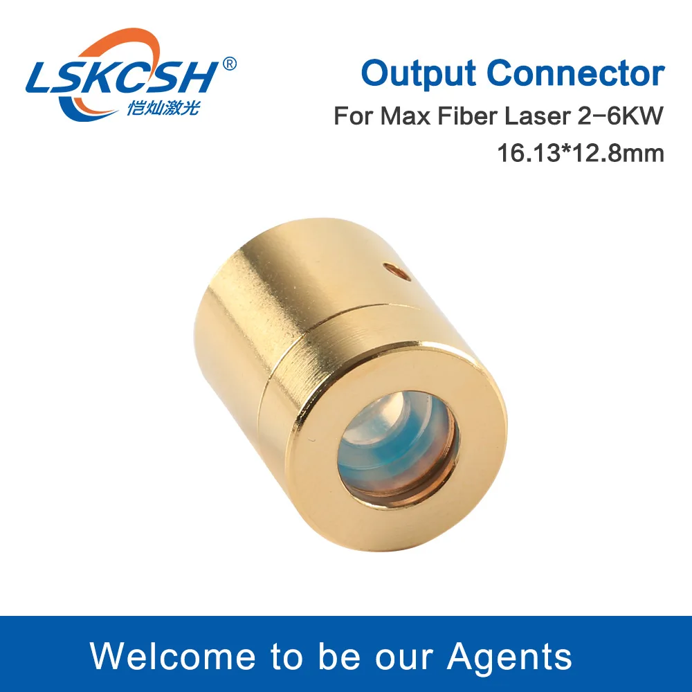 LSKCSH Max Fiber Laser Source Output Connector 2-6KW  Protective Lens Group For Max Fiber Power Source Bodor Fiber Laser Cutting