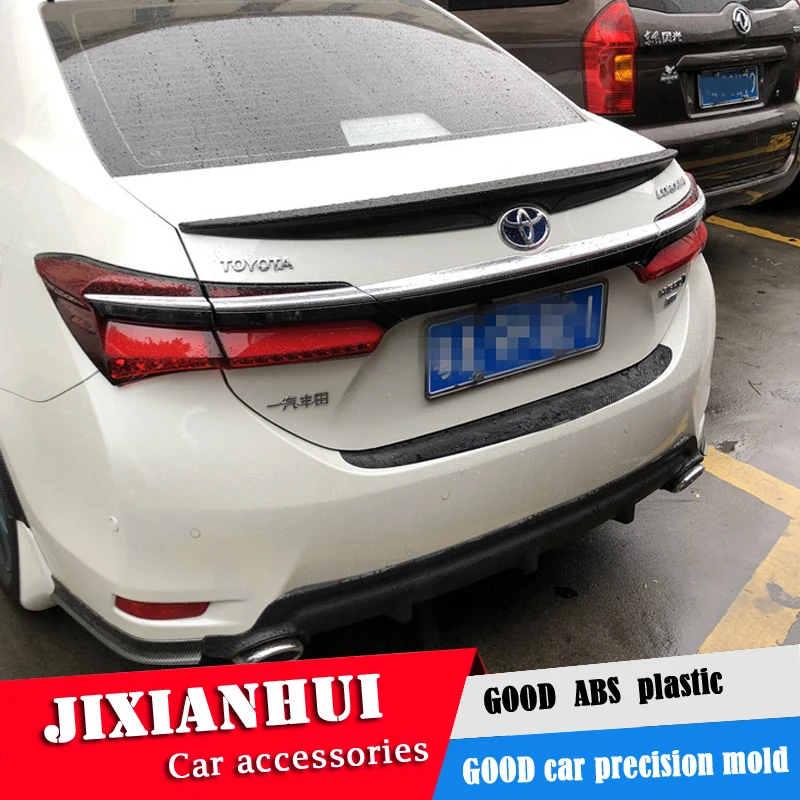 Спойлер для Corolla 2014 2017 Toyota ycyw спойлер из АБС пластика заднее крыло автомобиля