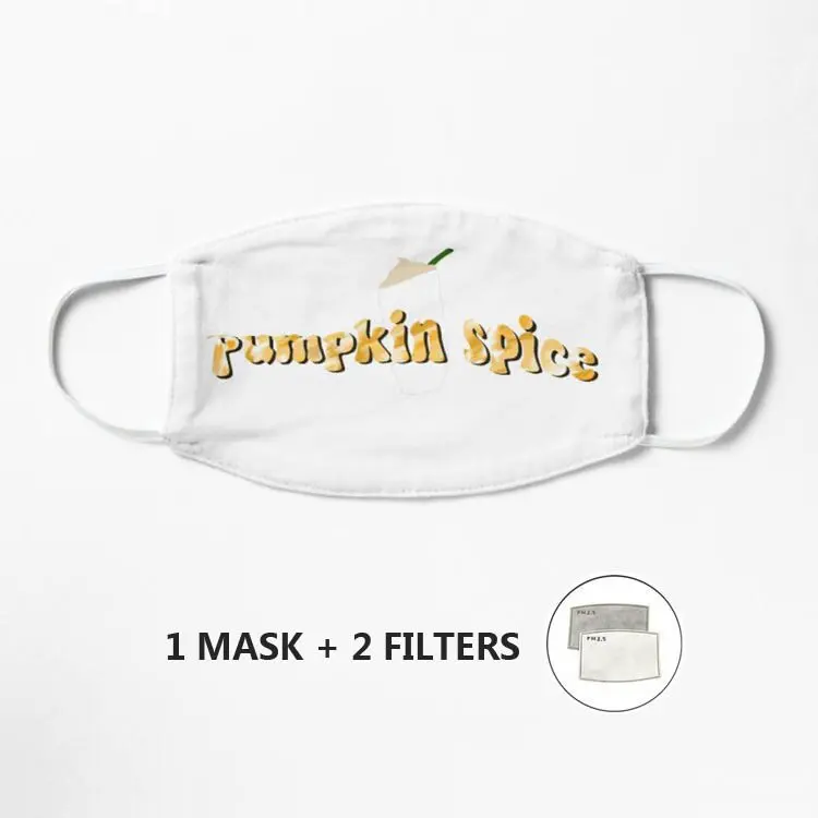 

Тыквенный маска против пыли для лица из чистого хлопка маска для полости рта многоразовый тканевый анти Пылезащитная маска