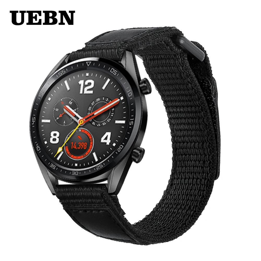 Ремешок спортивный UEBN для Huawei Watch GT 2 46 мм нейлоновый сменный Браслет HONOR Magic 22