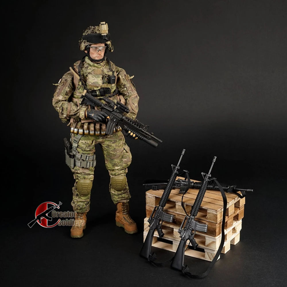 1/6 scale weapon model black US army M16 rifle gun for 12" soldier action figure dolls toys accessories collections | Игрушки и
