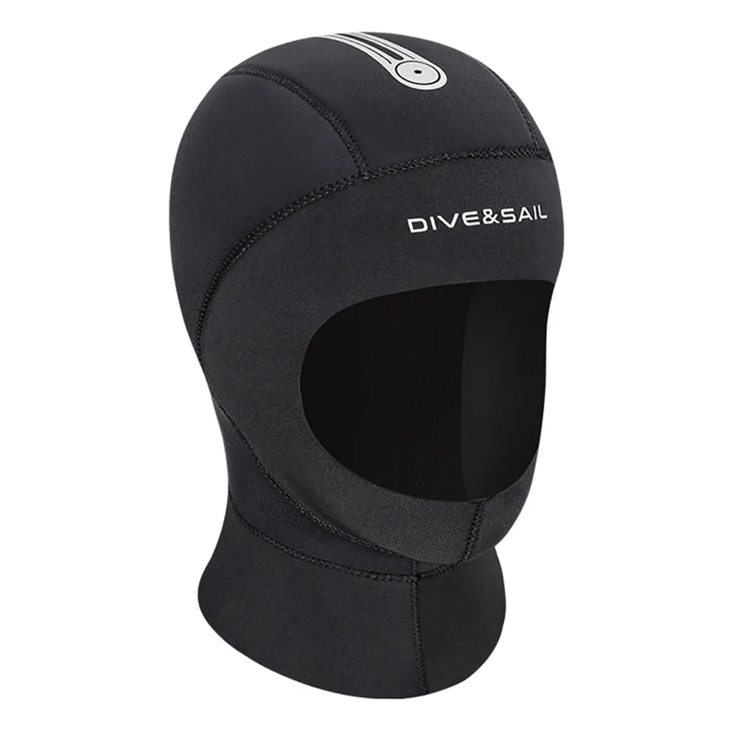 

Неопреновая шапка для дайвинга 5 мм, профессиональные тканевые зимние водонепроницаемые гидрокостюмы для плавания, накидка на голову, шлем,...