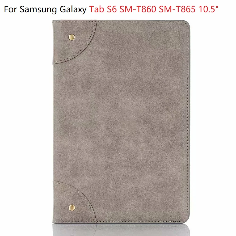 Кожаный чехол для планшета для samsung Galaxy Tab S6, T860, T865, SM-T860, SM-T865, 10,5 дюйма, дюйма, смарт-чехол+ ручка