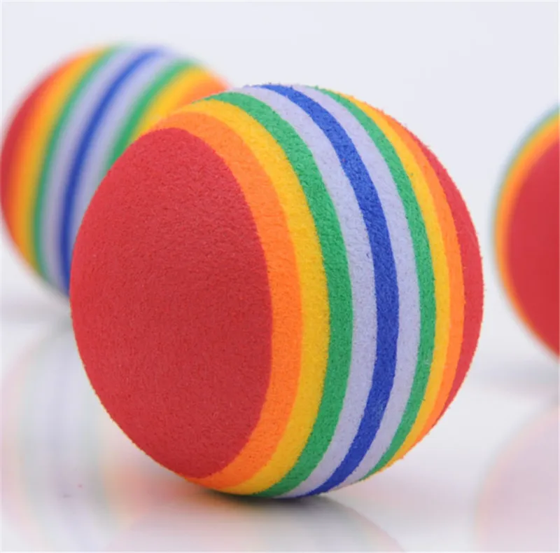 Мячик-игрушка для домашних животных красочные резиновые безопасные игрушки EVA