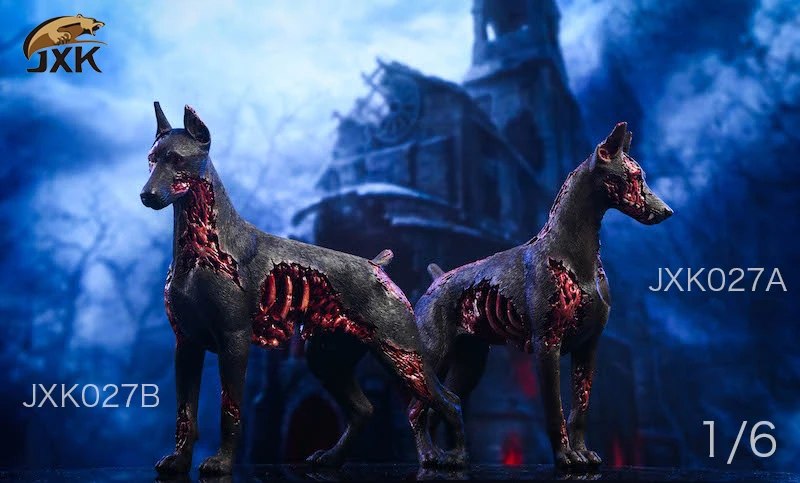 JXK Studio JxK027A/B масштаб 1/6 зомби Doberman | Игрушки и хобби