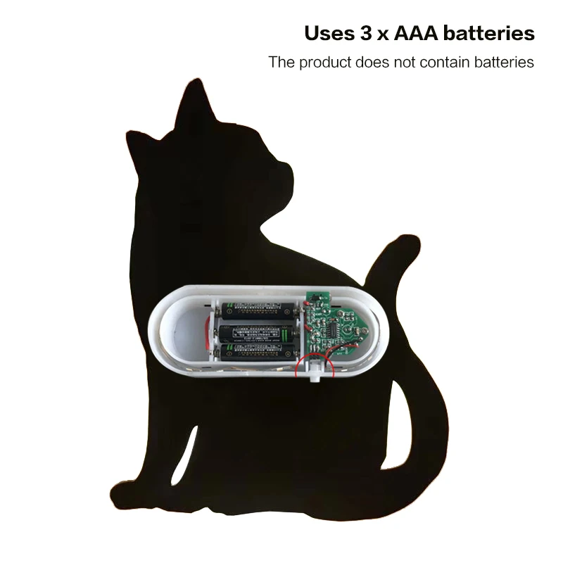 Настенная лампа в виде кошки мини-мультяшное животное силуэт собаки