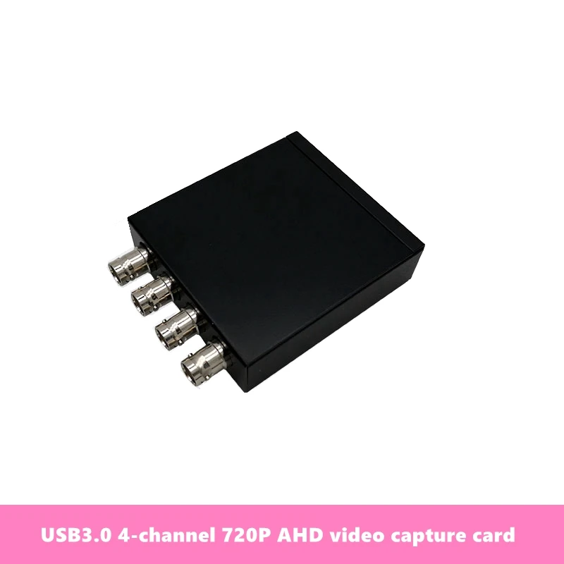 Bestellen 4-kanal 720P AHD USB 3,0 Volle Echtzeit Video Capture Card UVC Fahrer Freies Unterstützung Windows Linux Andriod