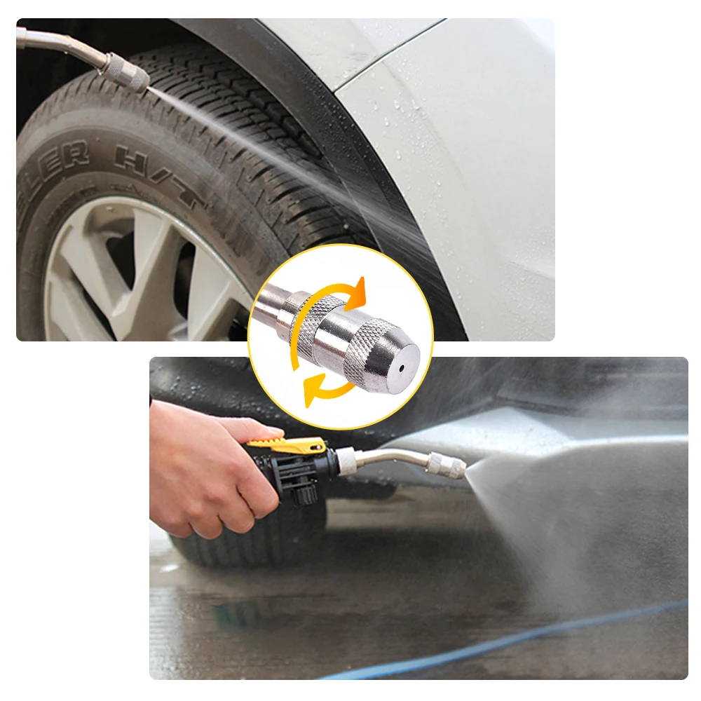

High Pressure Water Gun Metal Water Gun Adjustable Nozzle Sprayer Watering Spray Sprinkler Cleaning Tool For Car