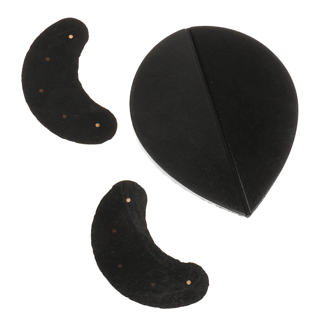 Набор для ремонта обуви мужчин наконечники на каблуке с клеем + нескользящая