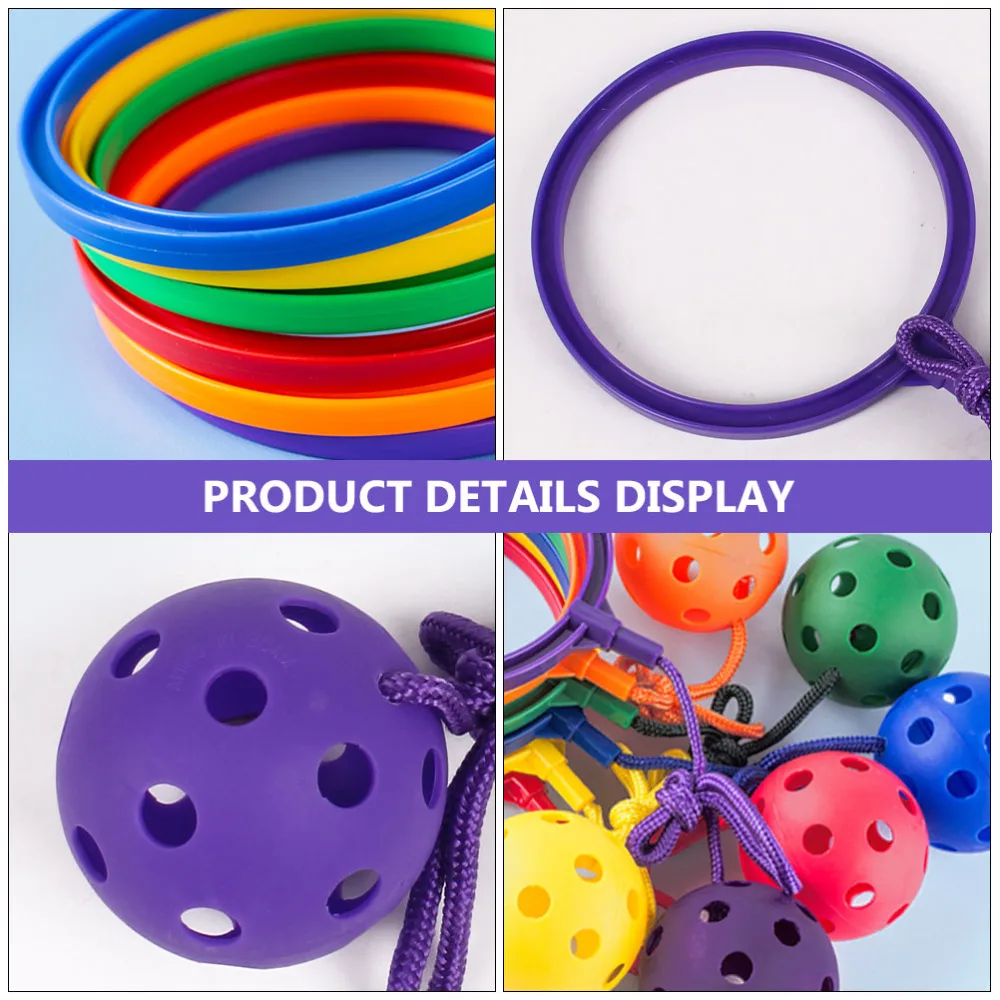 

5Pcs Ankle Funny Sports Swing Balls for Children Random Color