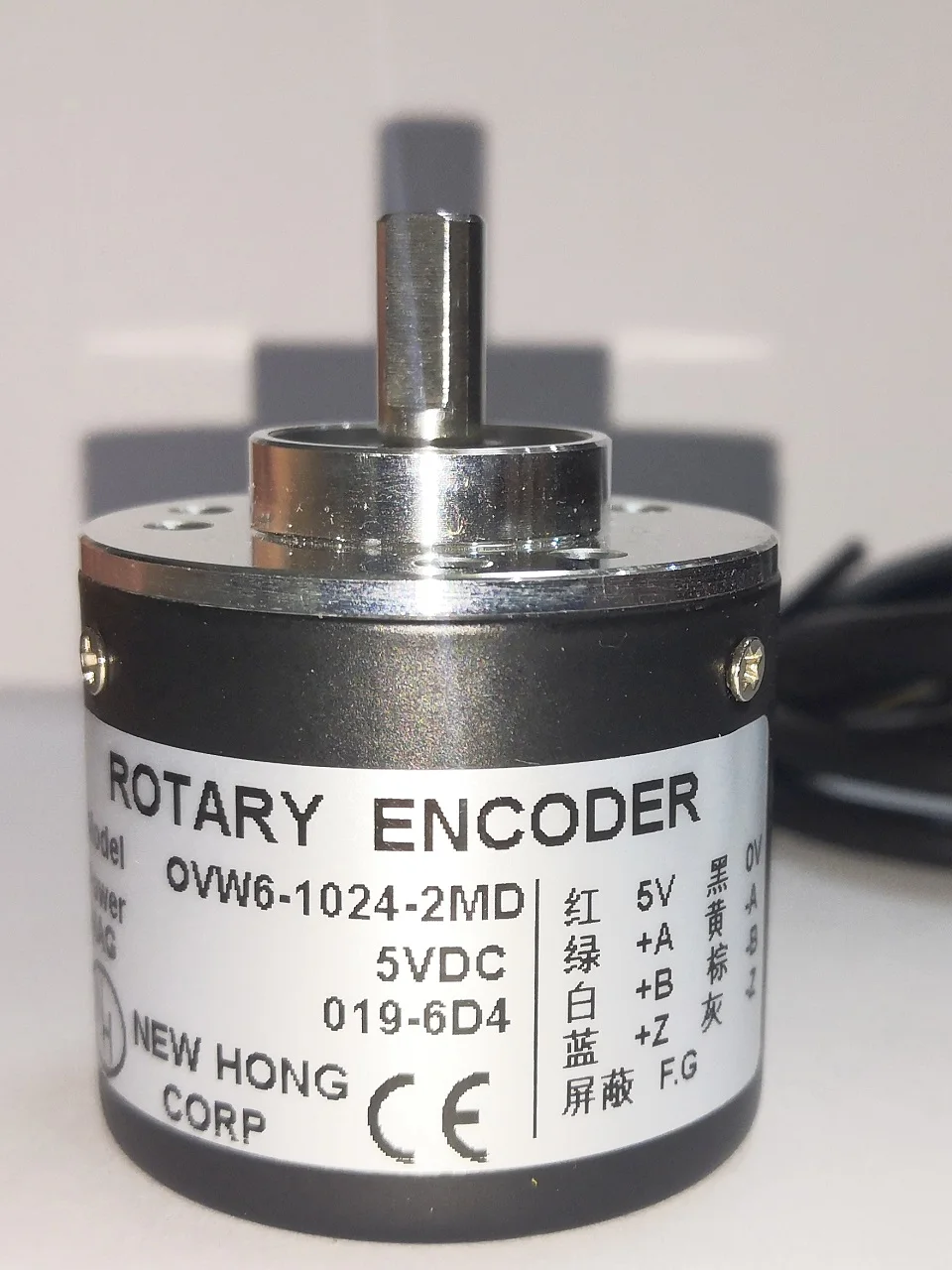 

5V Long-line Drive TTL Differential Output Incremental Rotary Encoder 1000 Pulse 1024 Lines