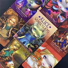 Карты Алисы чудес, террасы, полные английские карты 45, колода Таро, гадания, судьба, семейная вечеринка, настольная игра