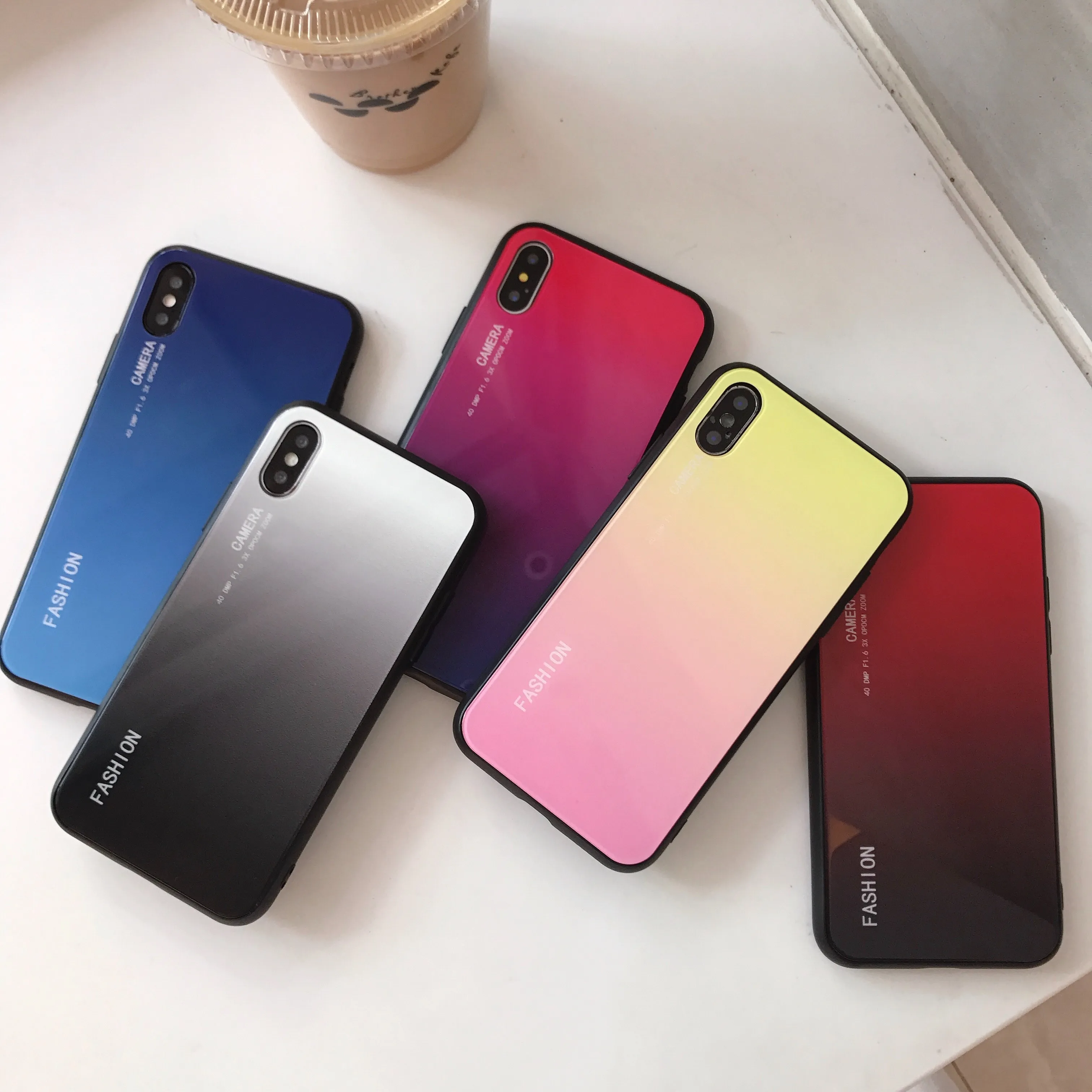 Роскошный чехол для телефона PEIPENG iPhone XS MAX XR X из закаленного стекла 6 6s 7 8 Plus анти