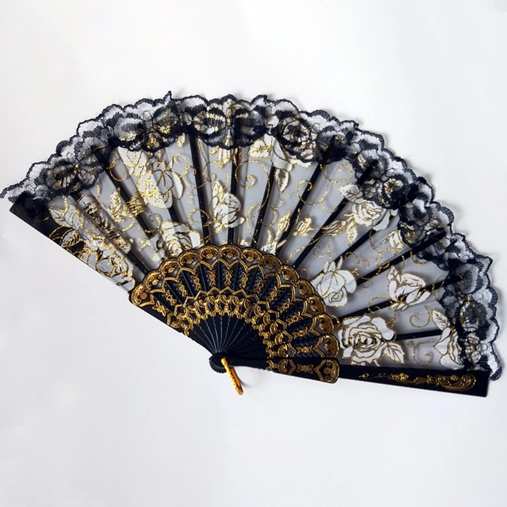 Китайский/Испанский Стиль танцевальный Свадебный кружевной Шелковый складной