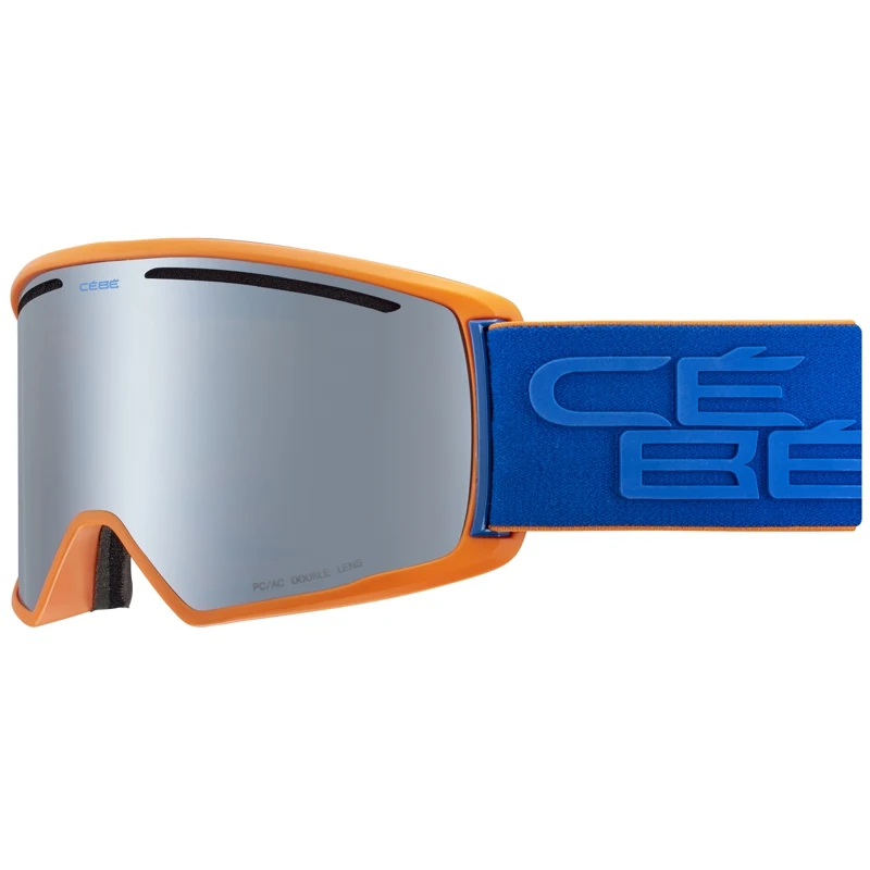 Маска сноубордическая/горнолыжная CEBE CORE L Mat Orange Blue Brown Flash Mirror Cat.3|Лыжные очки| |